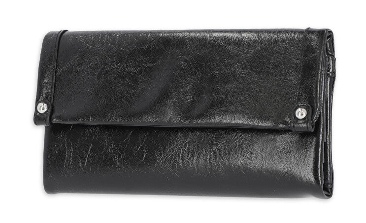 Time and Tru Women's Farrah Flap Front Wallet Vinyl by Walmart