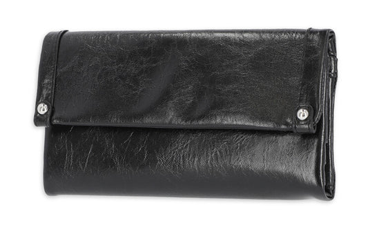 Time and Tru Women's Farrah Flap Front Wallet Vinyl by Walmart