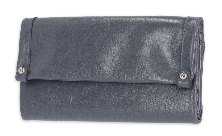 Time and Tru Women's Farrah Flap Front Wallet Vinyl by Walmart