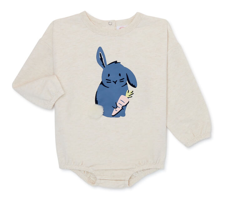 Wonder Nation Baby Boy Bunny Bodysuit by Walmart