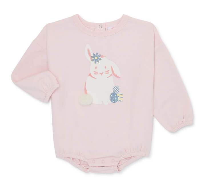 Wonder Nation Baby Girl Bunny Bodysuit by Walmart
