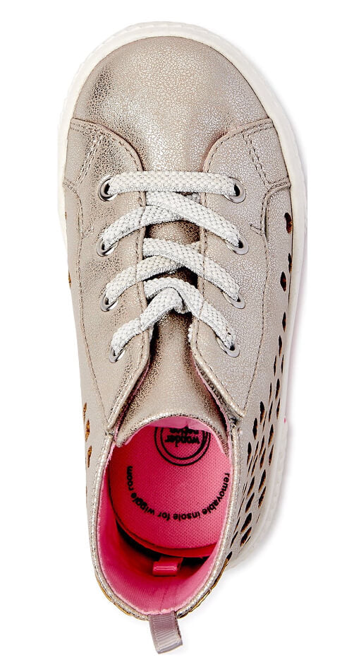 Wonder Nation Baby Girl Heart High Top Sneaker by Wonder Nation