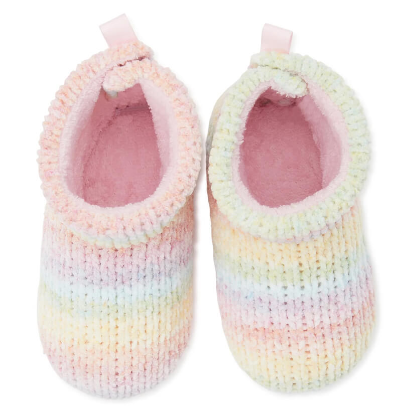 Wonder Nation Baby Girl Slipper Booties by Wonder Nation