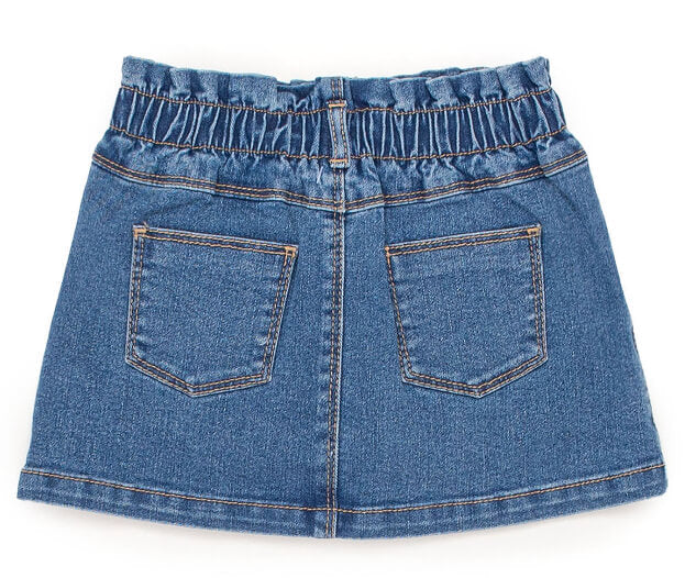 Wonder Nation Baby and Toddler Girl Denim Skort, Sizes 12M-5T by Walmart