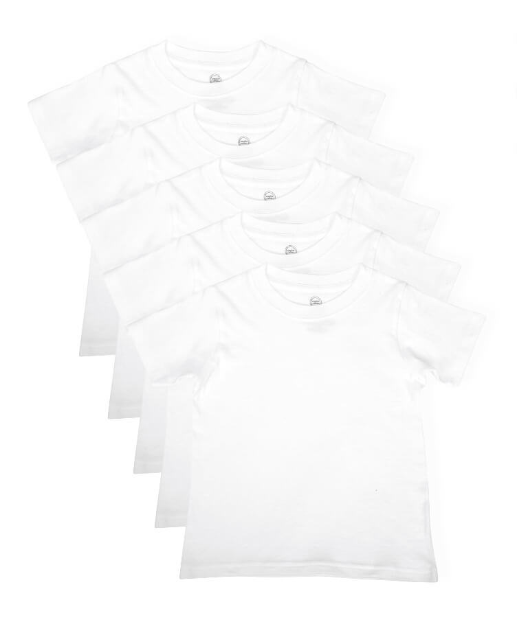 Wonder Nation Boys Crewneck T-Shirt, 5-Pack by Walmart