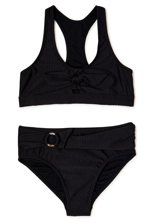 Wonder Nation Girls 2-Piece Bikini Swimsuit with UPF 50+ Sun Protection by Wonder Nation