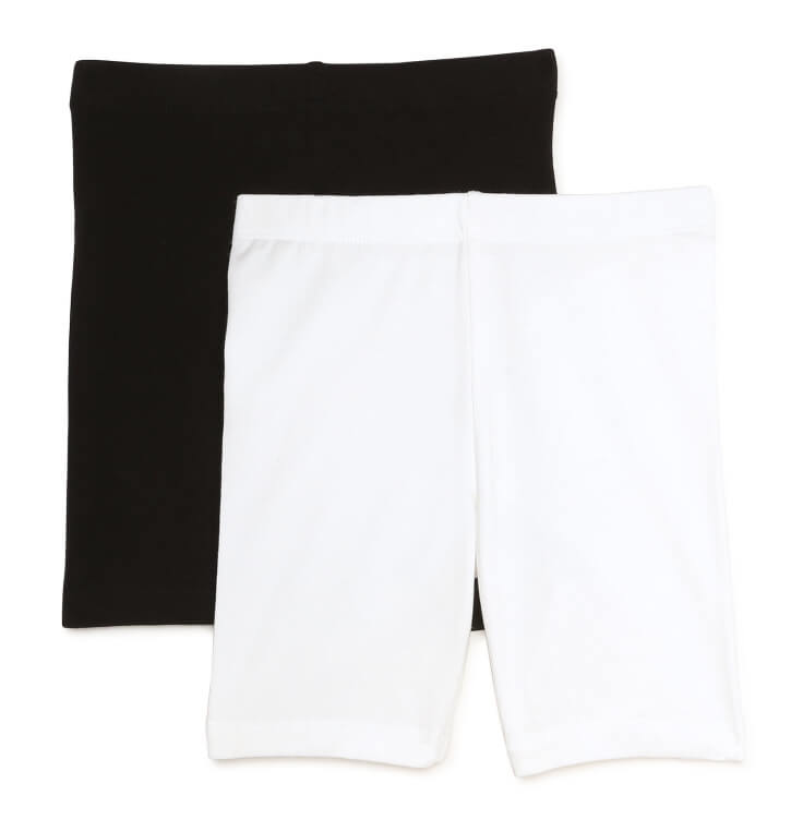 Wonder Nation Girls Bike Shorts, 2-Pack by Walmart