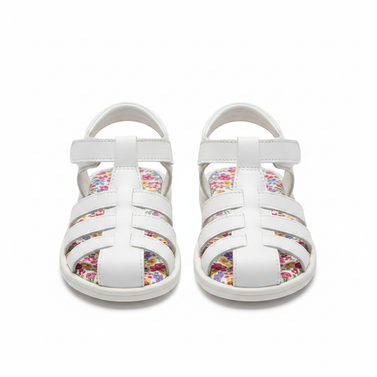 Wonder Nation Baby Toddler Girl Fisherman Sandals With Floral Insole by Wonder Nation