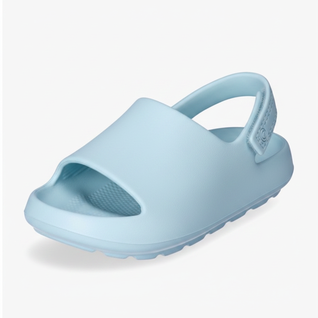 Wonder Nation Toddler Girls Eva Slide Sandals Lightweight Sky Blue by Wonder Nation