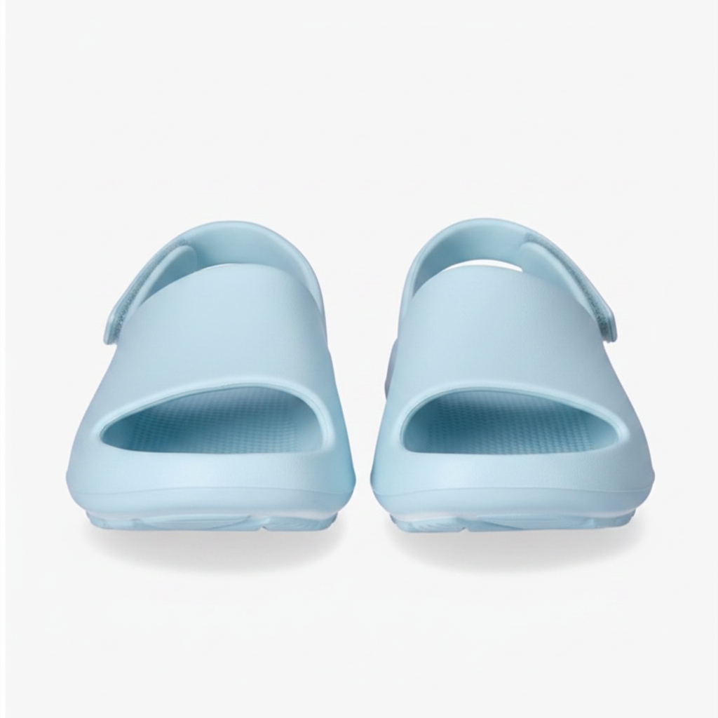 Wonder Nation Toddler Girls Eva Slide Sandals Lightweight Sky Blue by Wonder Nation
