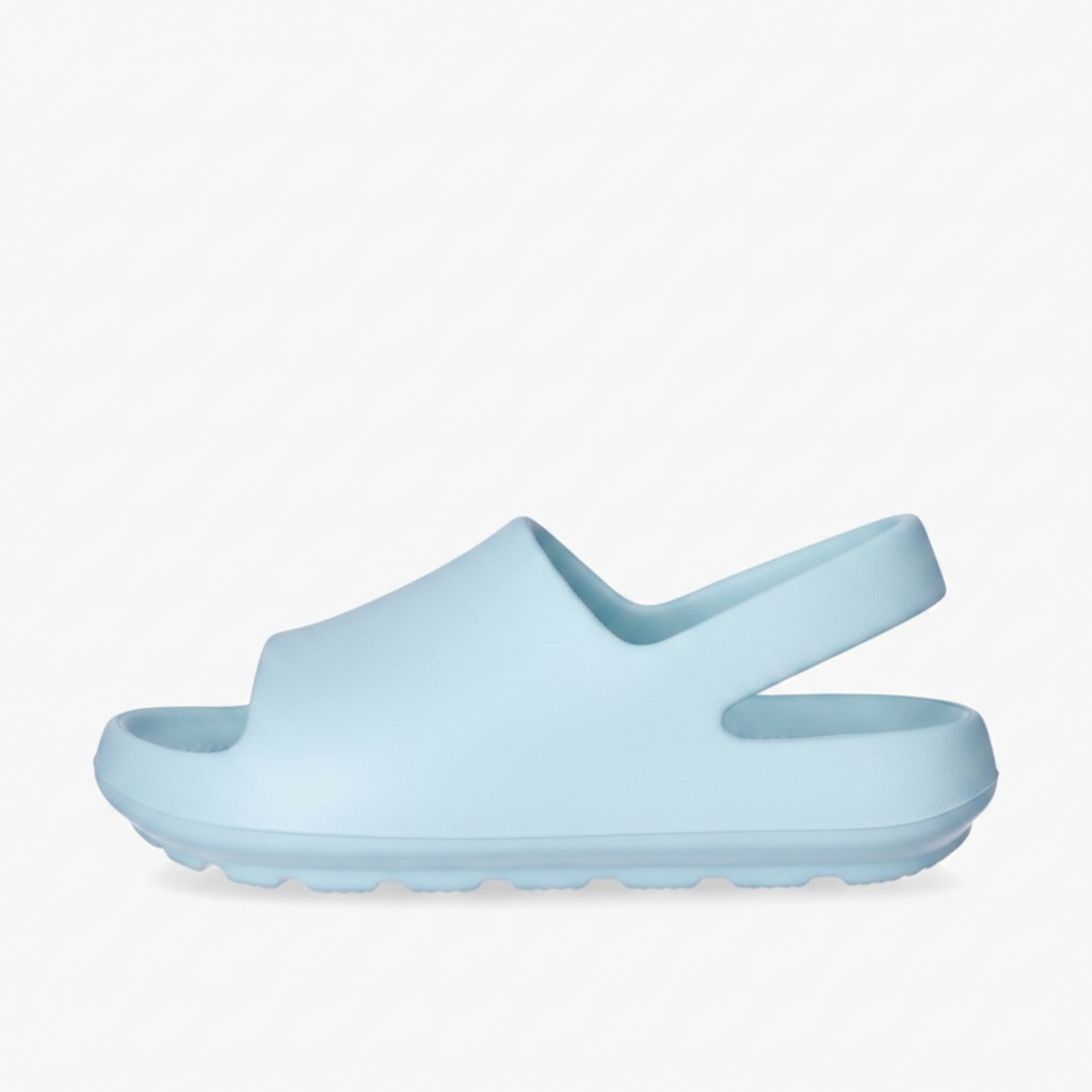 Wonder Nation Toddler Girls Eva Slide Sandals Lightweight Sky Blue by Wonder Nation
