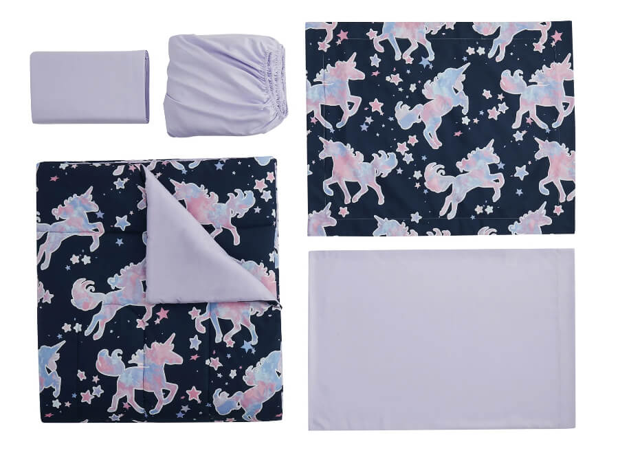 Your Zone Glow in the Dark Unicorn Bed in a Bag – Twin & Full Sizes, Soft Microfiber, Machine Washable by Your Zone
