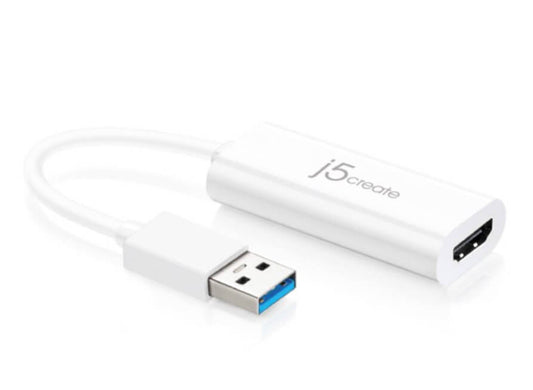 j5create USB To HDMI Cable Connector Adapter - White by j5create