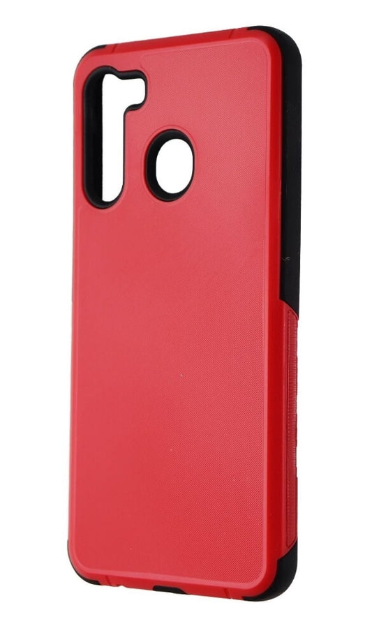 onn. Protect Series Rugged Case for Samsung Galaxy A21 - Red by Walmart